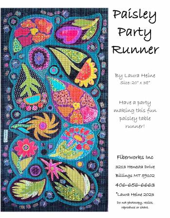 Paisley Party Runner Collage Pattern