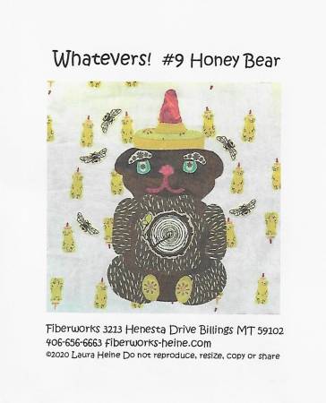 Honey Bear Collage Pattern