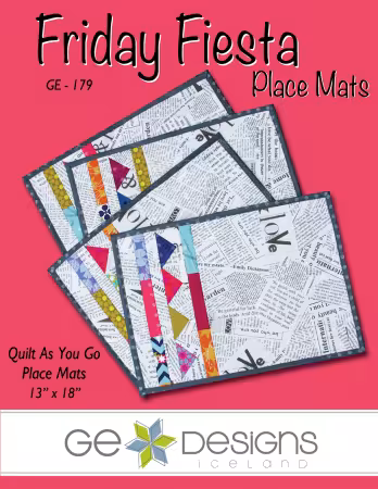 Friday Fiesta Placemats Quilt as You Go