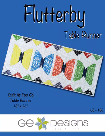 Flutterby table Runner Quilt as You Go