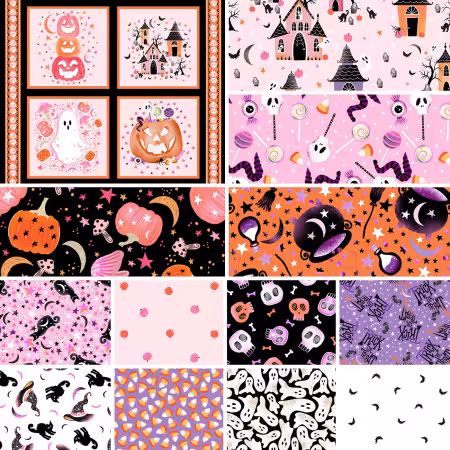 Assortment Ghostly Greetings, 13pcs x 10yds