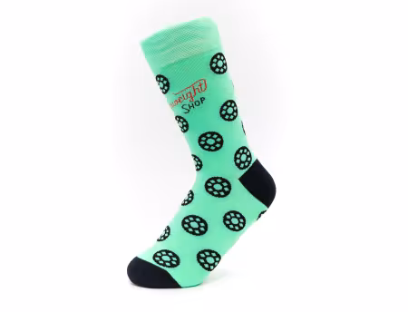 Quilt Socks - Jade-ite Green Bobbins