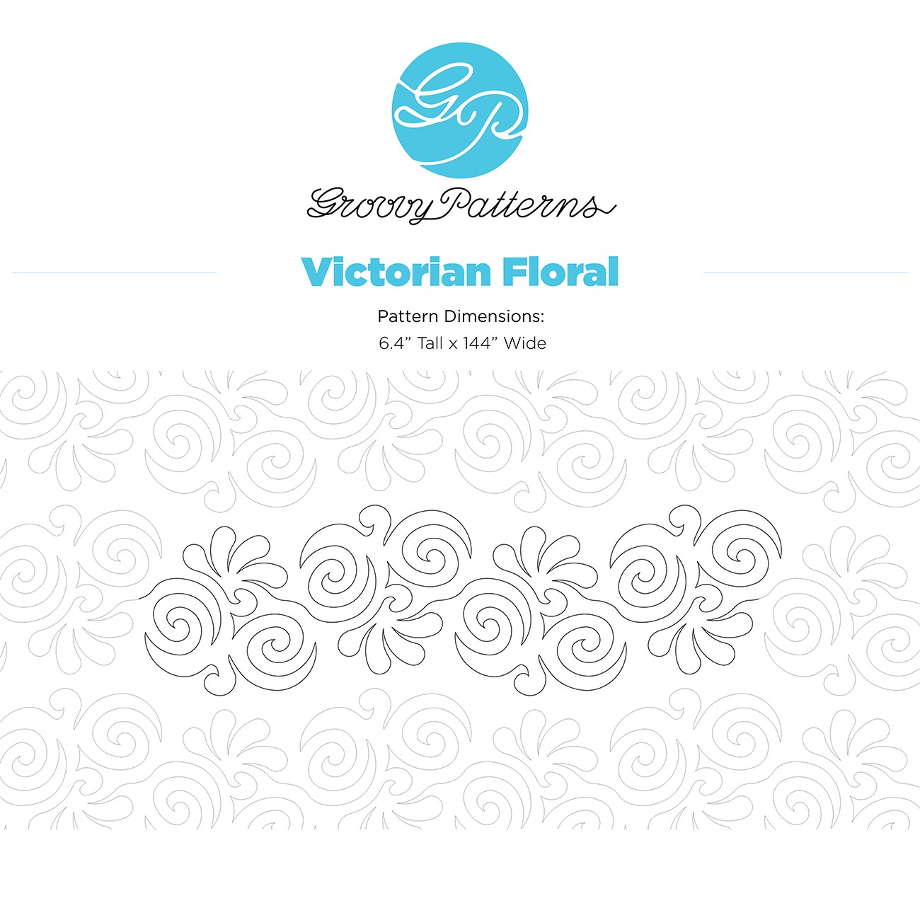 Victorian Floral Paper Pantograph