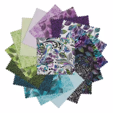 5in Squares Go With The Flow, 42pcs, 12 bundles/box