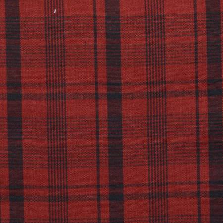 Black/Red Plaid Homespun