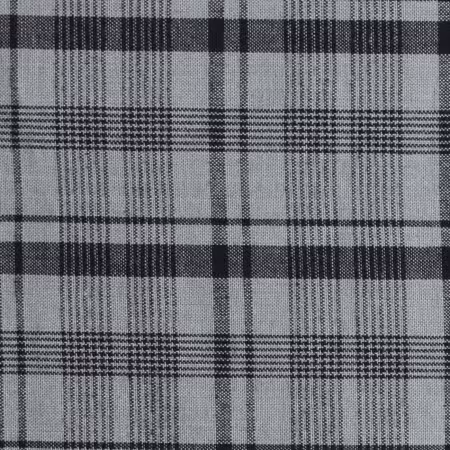 Black/Grey Plaid Homespun