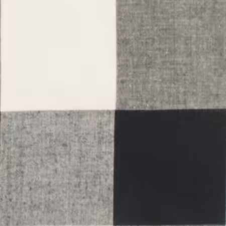 Black/Natural Farmhouse Check Homespun Fabric