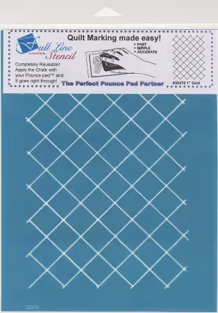 Full Line Stencil One Inch Grid