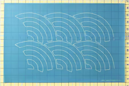 Full Line Stencil Baptist Fan