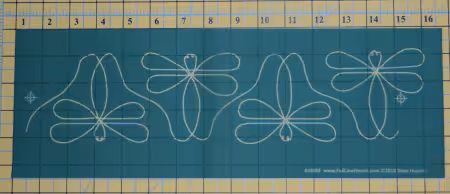 Dragonfly Border Full Line Stencil