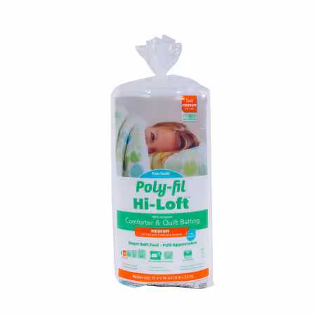 Poly-Fil Hi-Loft Twin Size 72in x 90in
