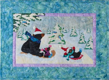 January 12 Months of Happy! Block of the Month Block 1 Sledding to the New Year