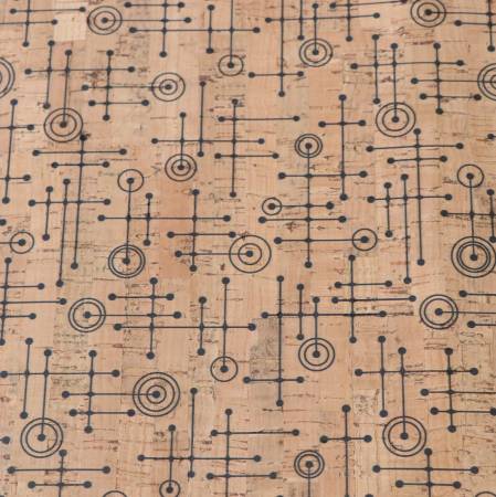 Fifties Abstract Pro Cork 1/2 yard