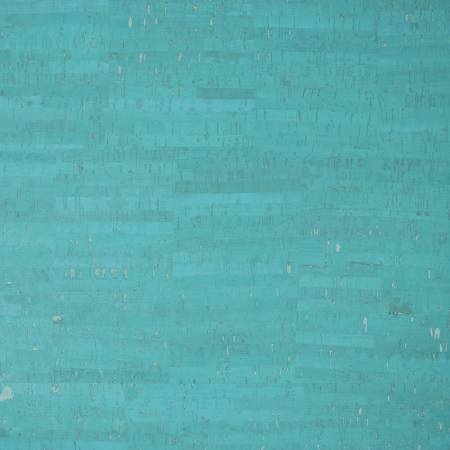 Turquoise Rustic Cork 1/2 Yard