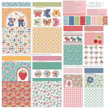 Home Decor Zippy Bags 3 56in x 56in Panel