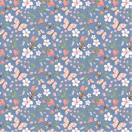 Blue Honeybee Meadow