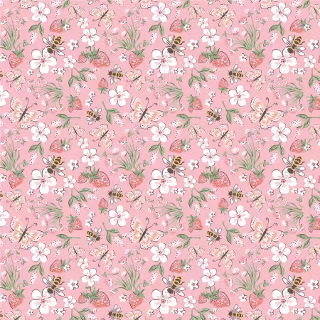 Pink Honeybee Meadow