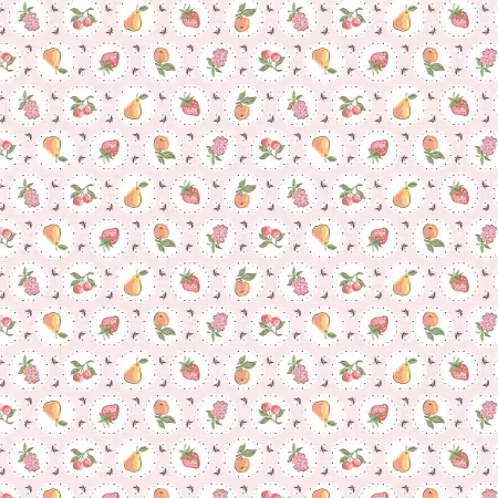 Pink Fruit Plate