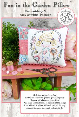 Fun in the Garden Pillow Pattern