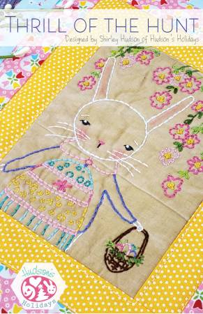 Thrill of The Hunt Embroidery and Mini Quilt Pattern