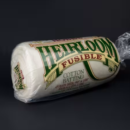 Batting Heirloom Premium Fusible Cotton Blend 90in x 108in