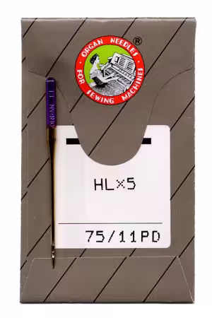 Organ Titanium Quilting Machine Needle Size 11/75