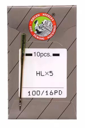 Organ Titanium Quilting Machine Needle Size 16/100
