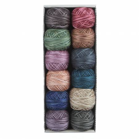 Valdani Variegated Pearl Cotton Ball Sz8 73yd Heirloom Collection 12 Colors