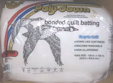Batting Poly-Down 120in x 120in