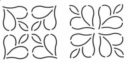 Quilt Stencil Mini Designs
