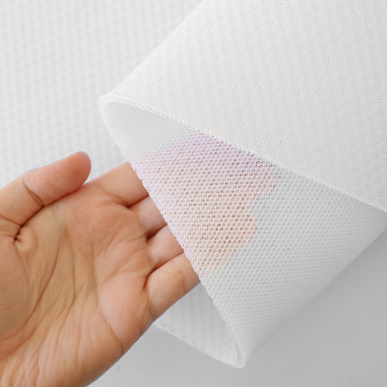 White Air Mesh 1/2yd