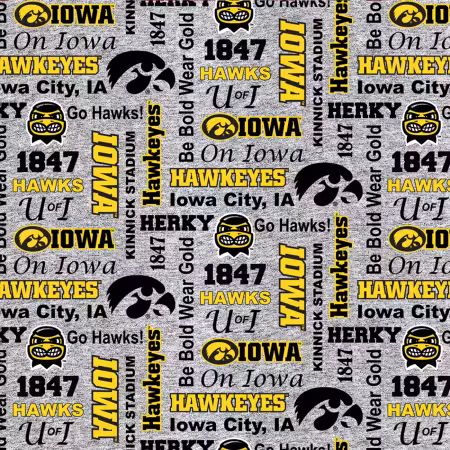 University of Iowa Grey Fleece