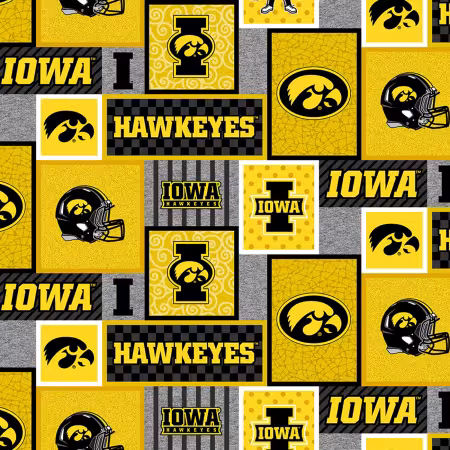 NCAA Iowa Patch Fleece