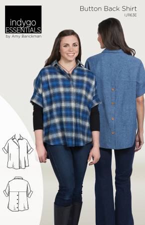 Indygo Essentials: Button Back Shirt