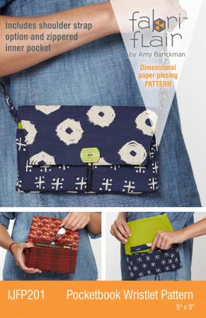 Pocketbook Wristlet Fabriflair Pattern