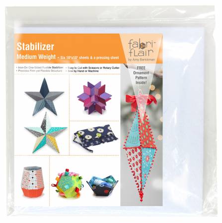 Fabriflair Medium Weight Stabilizer - 10in Square Pre-cut Pack