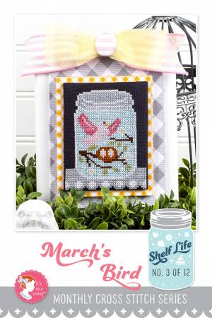 March Shelf Life Cross Stitch Pattern