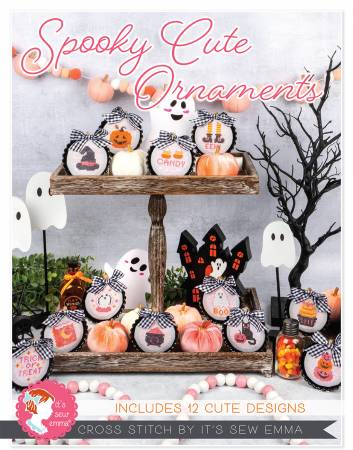 Spooky Cute Ornaments Cross Stitch Pattern