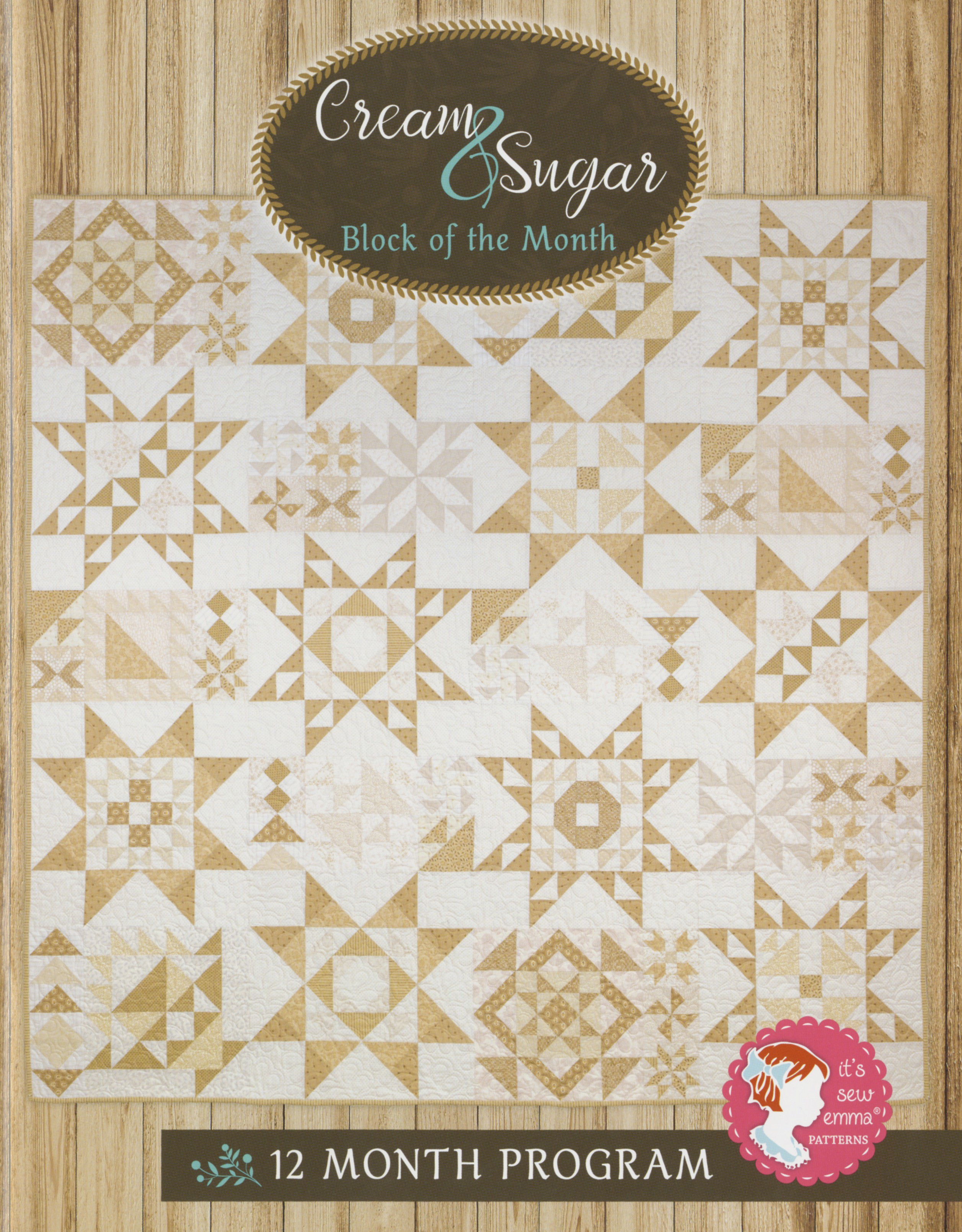 Cream & Sugar Block Of The Month By Sitar, Edyta