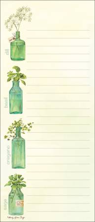 List Pad Herbs 3-3/4in x 8-3/4in