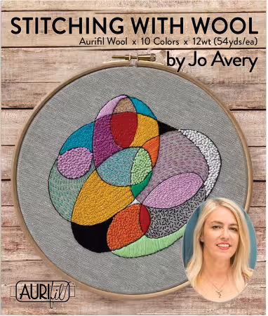 Stitching with Wool by Jo Avery