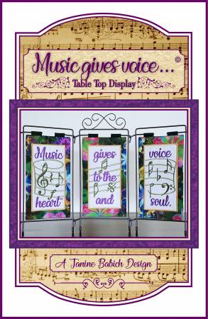 Music Gives Voice Table Top Display