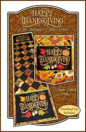 Happy Thanksgiving Wall Hanging & Table Runner