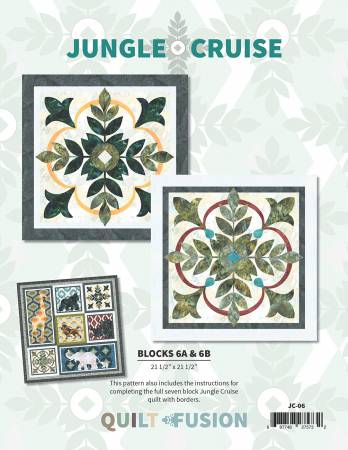 Jungle Cruise Block of the Month Block 6 - Medallions And Finishing