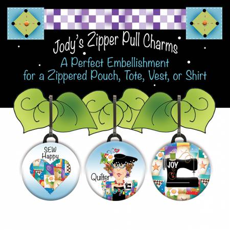 Zipper Charm 3 piece Set for Quilters with RV