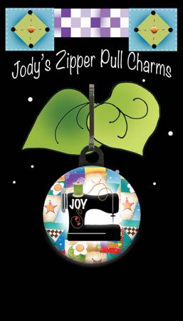 Sewing Machine JOY Zipper Charm