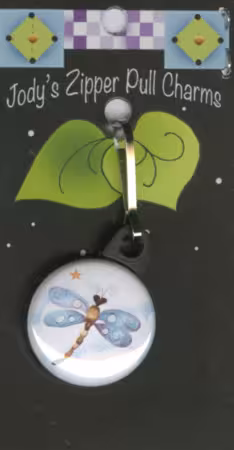 Dragonfly Zipper Charm