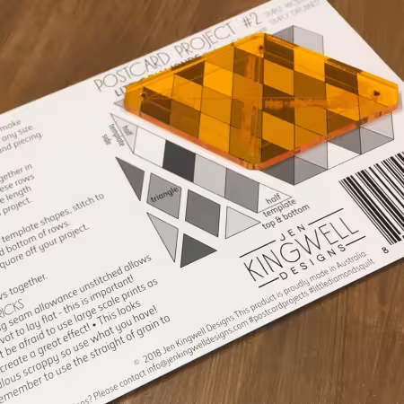 Postcard Project No. 2 - Little Diamonds