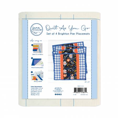 Quilt As You Go Placemats Brighton Pier 4pk