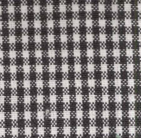 Tea Towel Mini Check Black/White